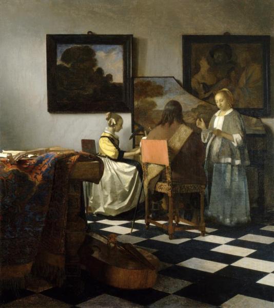 Johannes Vermeer The Concert