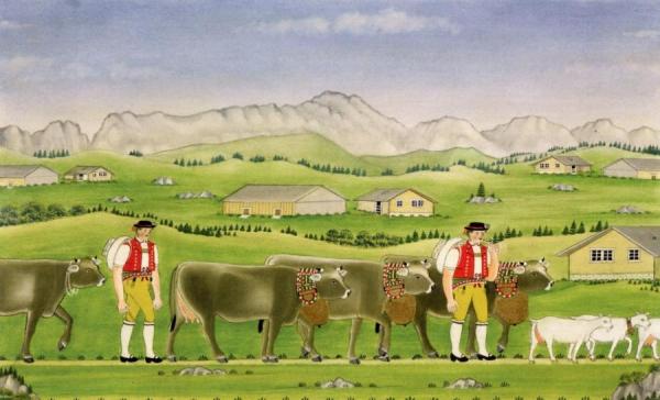 Alpaufzug by Johannes Zulle