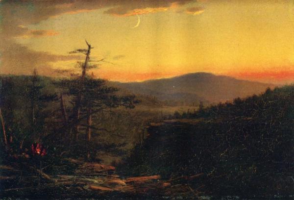 Catskill Mountains At Sunset by John Adams Parker
