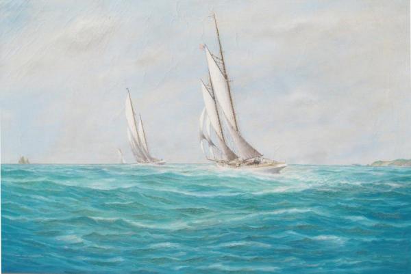 Sailing Off The Outer Banks by John Arnold