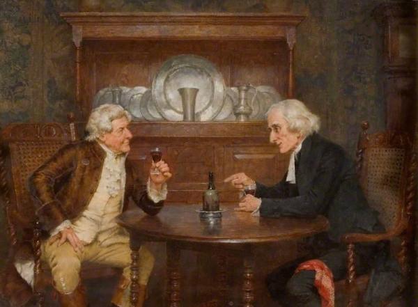 A Rare Vintage by John Arthur Lomax Oil Painting Reproductions