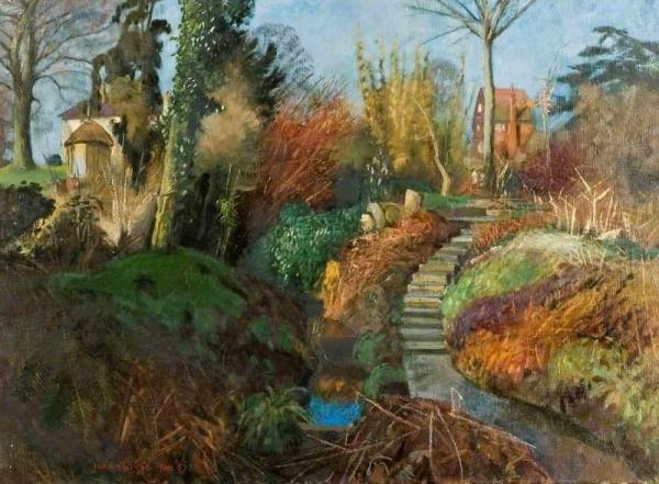 Garden In January by John Arthur Malcolm Aldridge