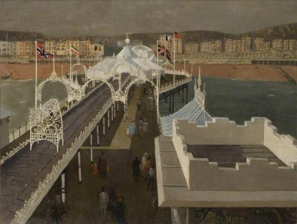 Palace Pier, Brighton, East Sussex by John Arthur Malcolm Aldridge