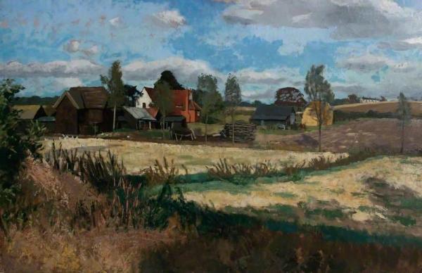 The Clock House, Little Sampford, Essex by John Arthur Malcolm Aldridge