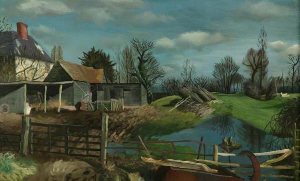 The Grove Farmyard by John Arthur Malcolm Aldridge