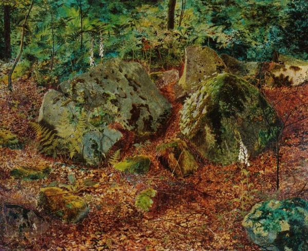 A Mossy Glen by John Atkinson Grimshaw