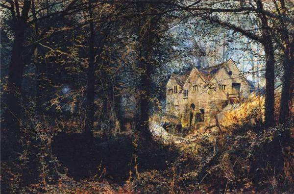 Autumn Glory, The Old Mill by John Atkinson Grimshaw