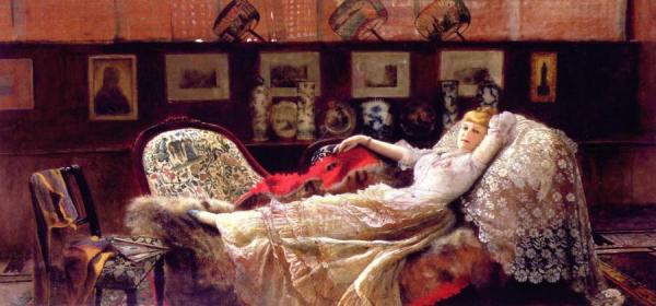 Daydreams by John Atkinson Grimshaw