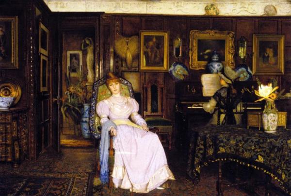 Dulce Domum by John Atkinson Grimshaw