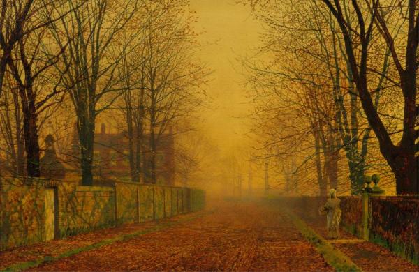 Evening Glow by John Atkinson Grimshaw Oil Painting Reproductions