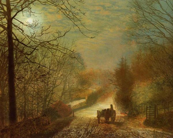 John Atkinson Grimshaw Forge Valley, Near Scarborough