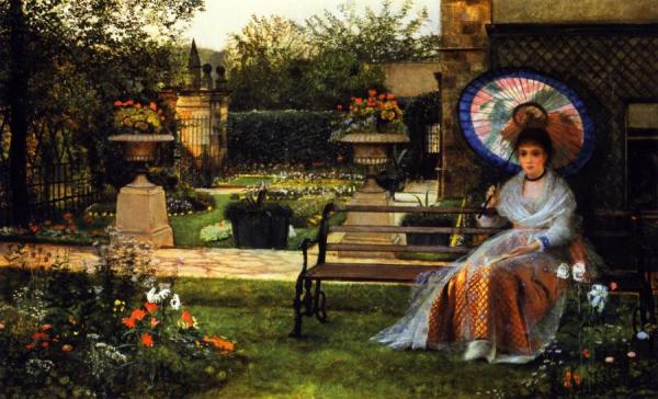In The Pleasaunce by John Atkinson Grimshaw