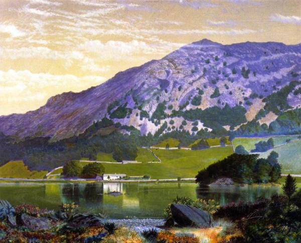 Nab Scar, The Lake District by John Atkinson Grimshaw