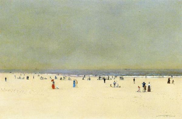 Sand, Sea And Sky: A Summer Fantasy by John Atkinson Grimshaw