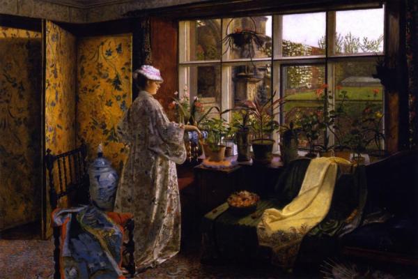 Spring by John Atkinson Grimshaw Oil Painting Reproductions