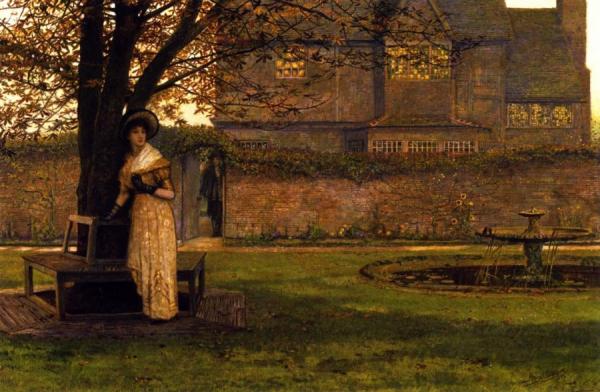 John Atkinson Grimshaw Welcome Footsteps