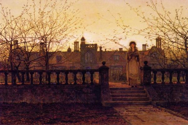 Ye Ladye Bountifulle by John Atkinson Grimshaw Oil Painting Reproductions