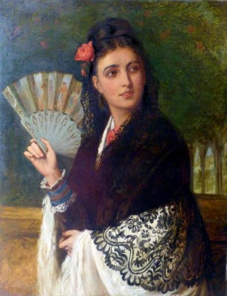 The Pride Of Seville by John Bagnold Burgess Oil Painting Reproductions