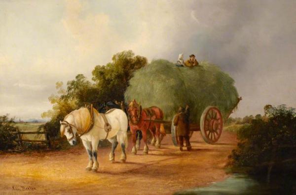 The Hay Cart by John Barker