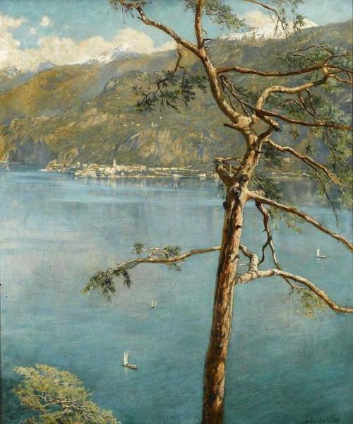 A View Across Lake Como by John Collier Oil Painting Reproductions
