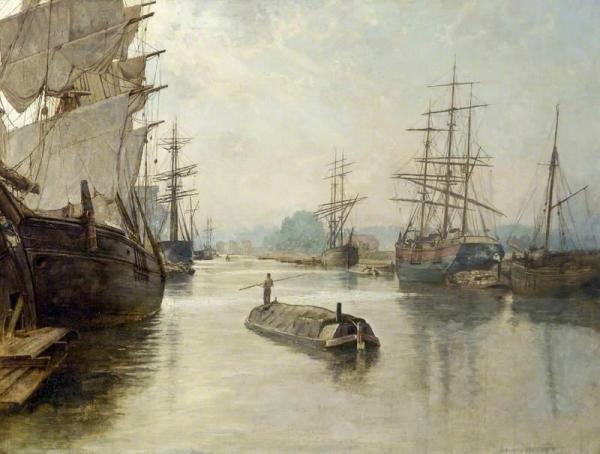 Gloucester Docks by John Collier Oil Painting Reproductions