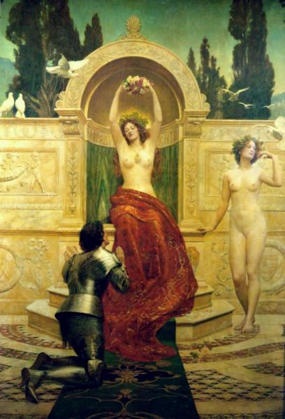 In The Venusberg Tannhäuser by John Collier