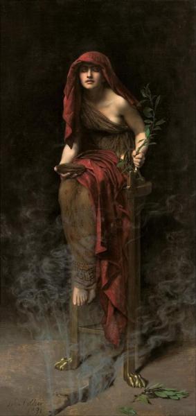 John Collier Priestess Of Delphi