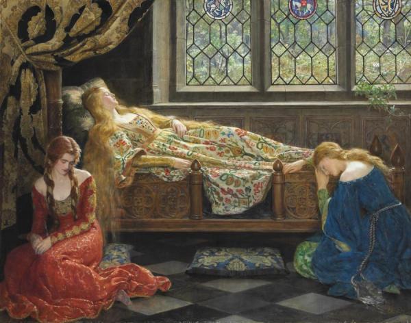 John Collier The Sleeping Beauty