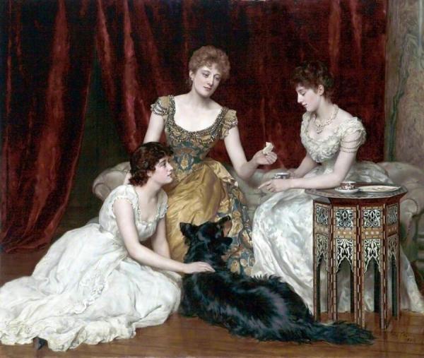 John Collier The Three Daughters Of William Reed
