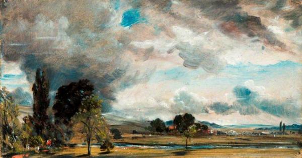 A View At Salisbury From The Library Of Archdeacon Fisher's House by John Constable