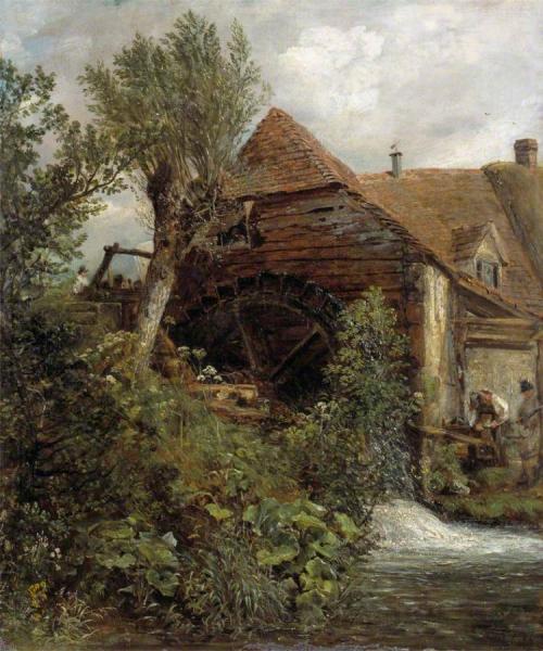 A Watermill At Gillingham, Dorset by John Constable