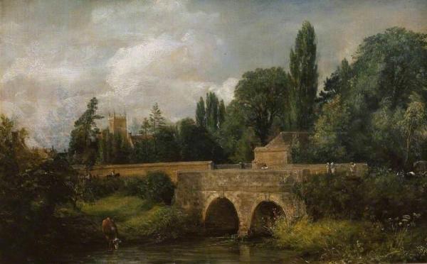 Gillingham Bridge, Dorset by John Constable Oil Painting Reproductions
