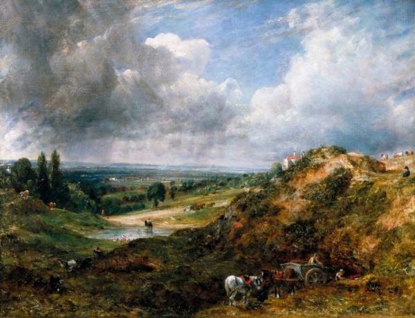 Hampstead Heath, Branch Hill Pond by John Constable