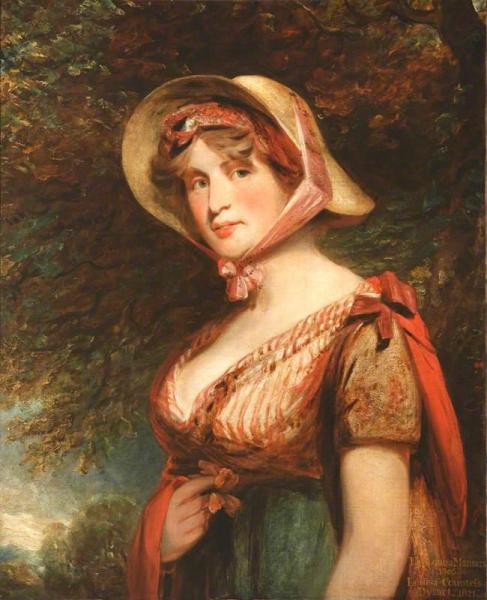 Lady Louisa Tollemache, Countess Of Dysart (after John Hoppner) by John Constable