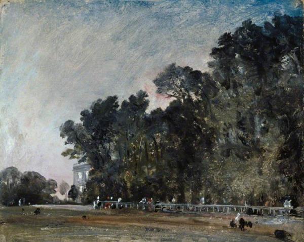 Landscape Study:  Scene In A Park by John Constable