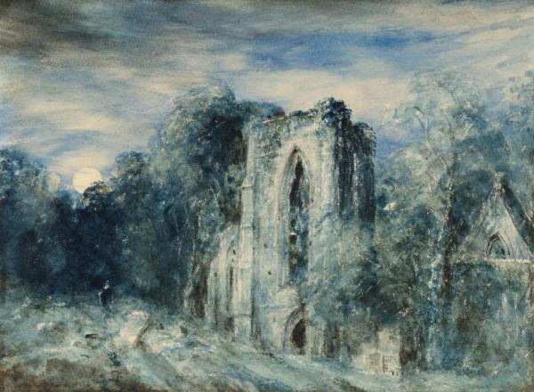 Netley Abbey By Moonlight by John Constable