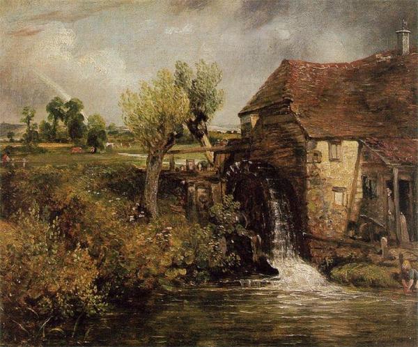 Parham's Mill, Gillingham, Dorset by John Constable