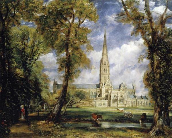 Salisbury Cathedral From The Bishop's Garden by John Constable Oil Painting Reproductions