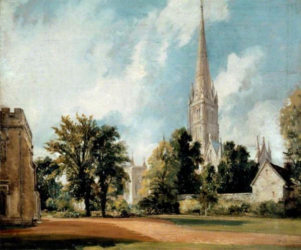 Salisbury Cathedral From The Close by John Constable