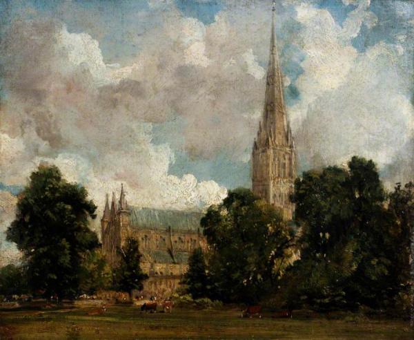 Salisbury Cathedral From The South-west by John Constable Oil Painting Reproductions