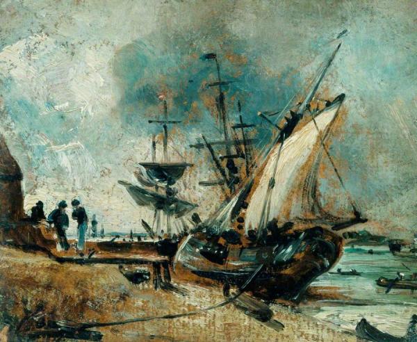 Shipping In The Orwell Near Ipswich by John Constable