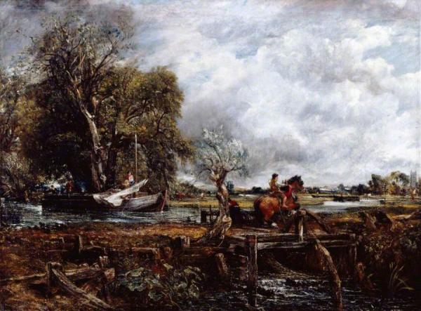 The Leaping Horse by John Constable