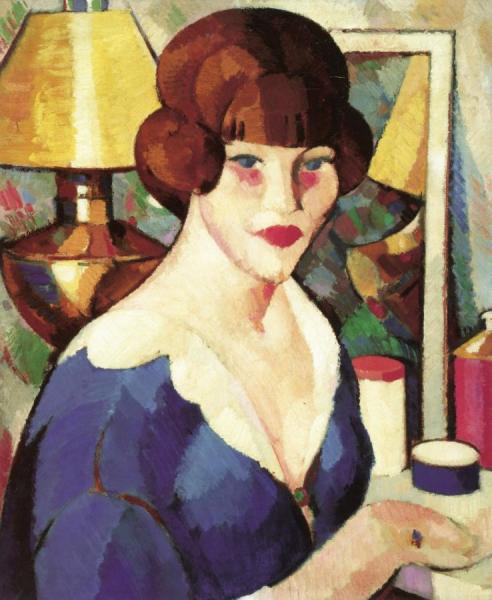 At The Dressing Table by John Duncan Fergusson