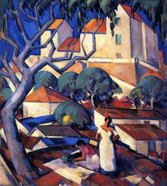 Christmas Time In The South Of France by John Duncan Fergusson