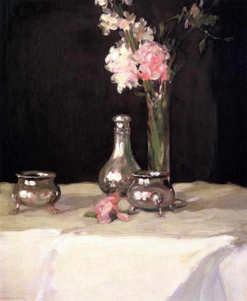 Jonquils And Silver by John Duncan Fergusson