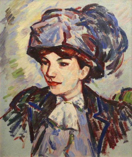 Pam by John Duncan Fergusson Oil Painting Reproductions