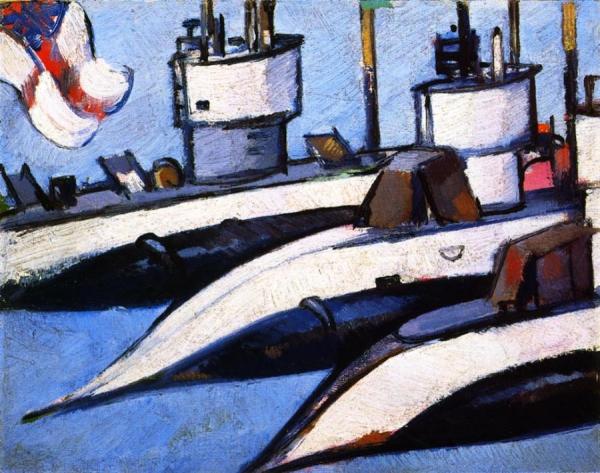 Three Submarines by John Duncan Fergusson
