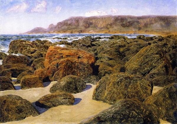 Cape Cornwall From Whitesand Bay by John Edward Brett, A.r.a.