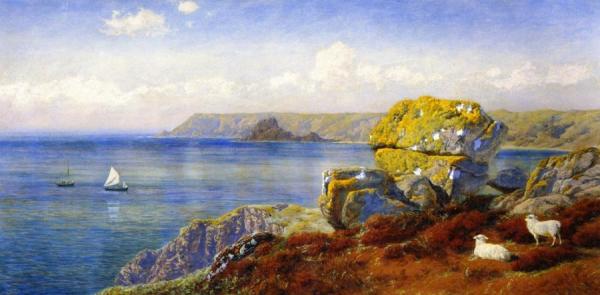 Carthillon Cliffs by John Edward Brett, A.r.a.