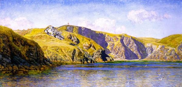 Coast Scene With Calm Sea by John Edward Brett, A.r.a.